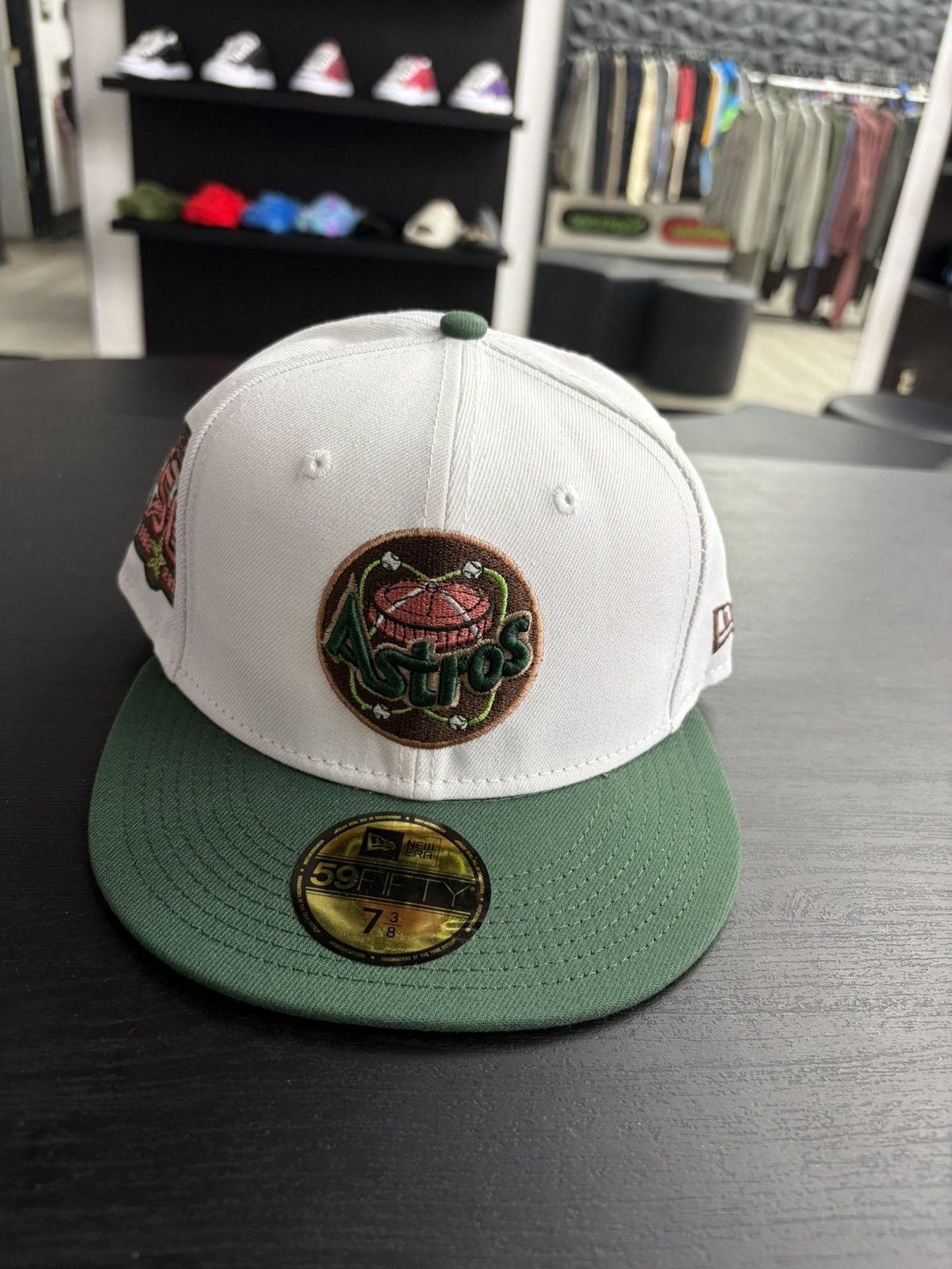 New Era Houston Astros 50th Anniversary Fitted Pine Green Blush Sky Size ONE SIZE - 1 Thumbnail
