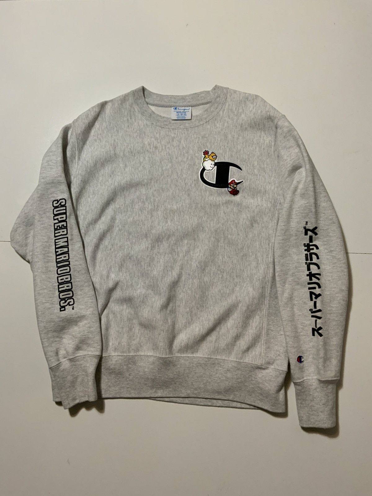 Champion × Nintendo Super Mario Bros Champion Reverse Weave Nintendo Sweatshirt Size US M / EU 48-50 / 2 - 2 Thumbnail