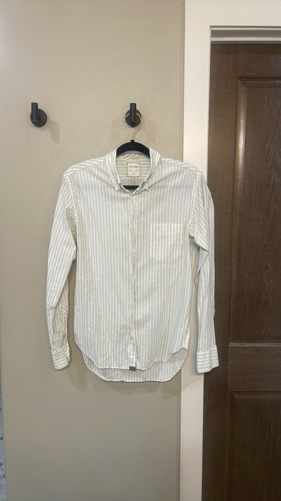 Billy Reid Billy Reid Cotton Striped Shirt Size US M / EU 48-50 / 2 - 1 Thumbnail