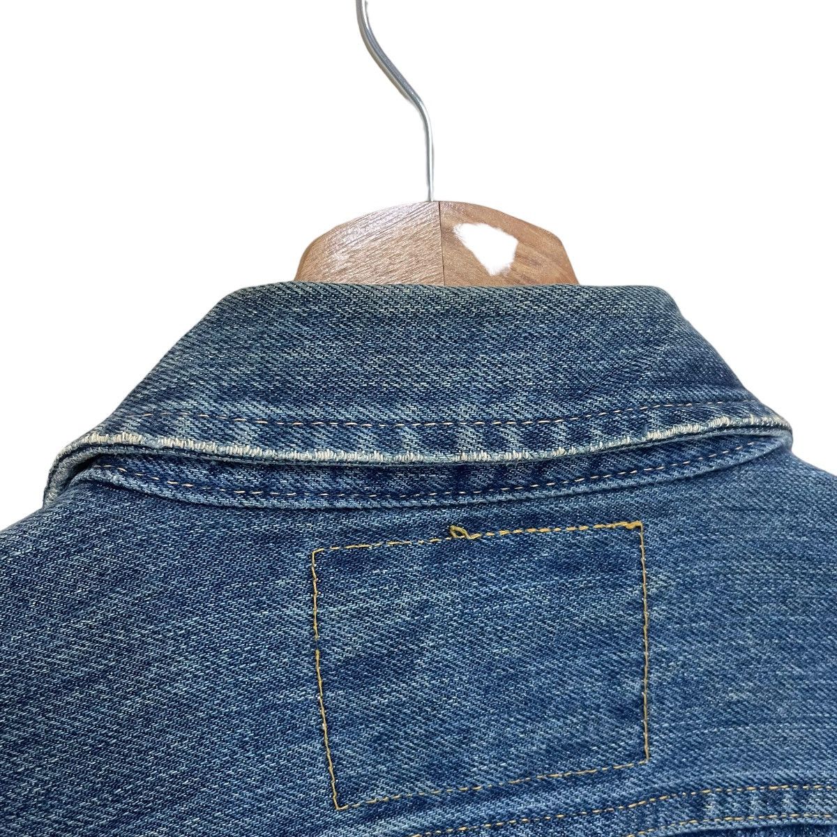 Blue Blue Japan × Indigo × Japanese Brand Vintage 90s Blue Blue Denim Jacket Size S / US 4 / IT 40 - 13 Thumbnail