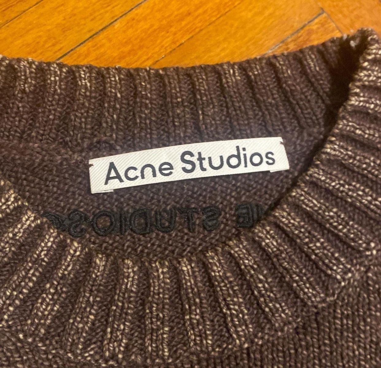 Acne Studios ACNE STUDIOS - ACID WASH KNIT Size US S / EU 44-46 / 1 - 9 Thumbnail