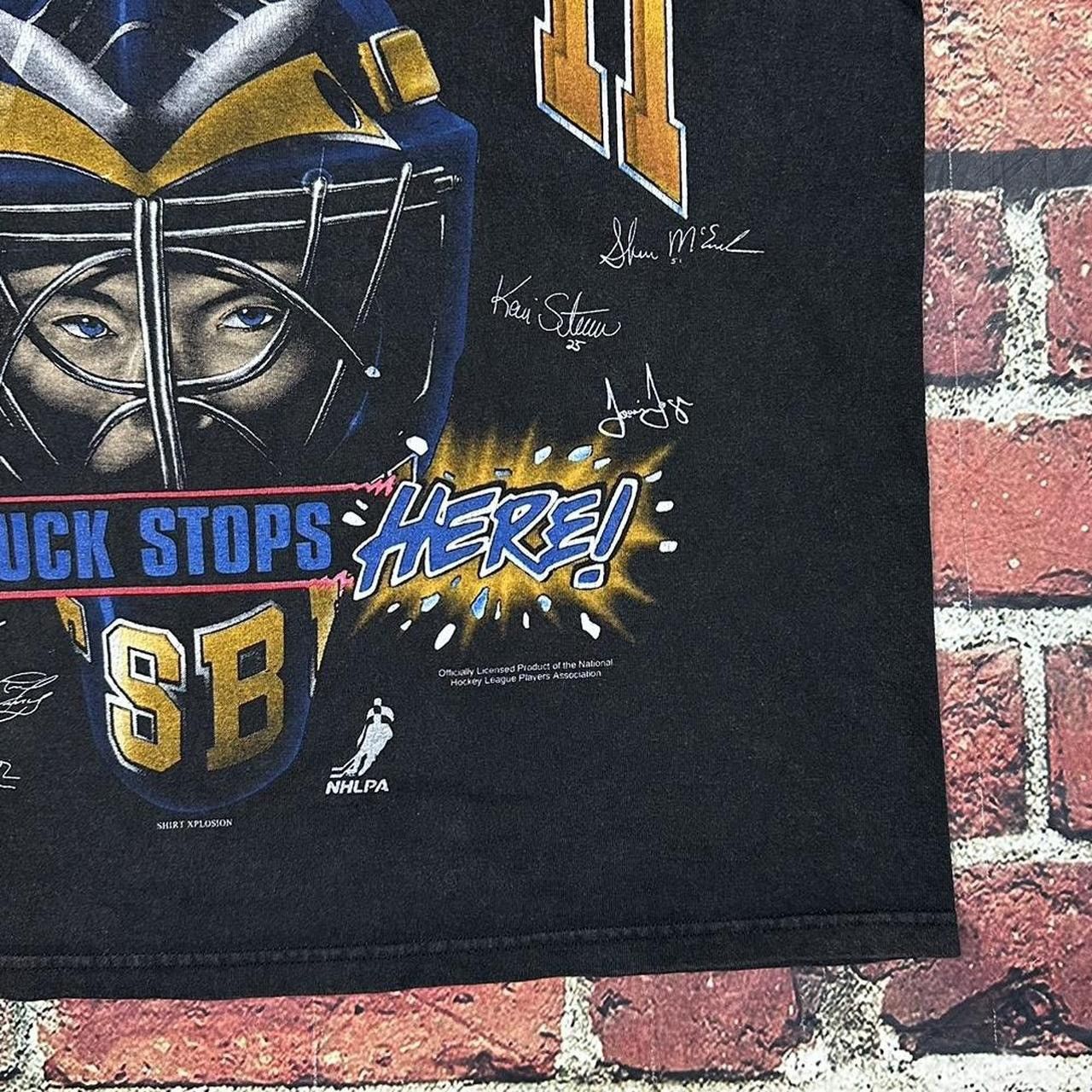 NHL Vintage 90s Pittsburgh Penguins Xplosion The Puck Stops Here Size US L / EU 52-54 / 3 - 6 Thumbnail