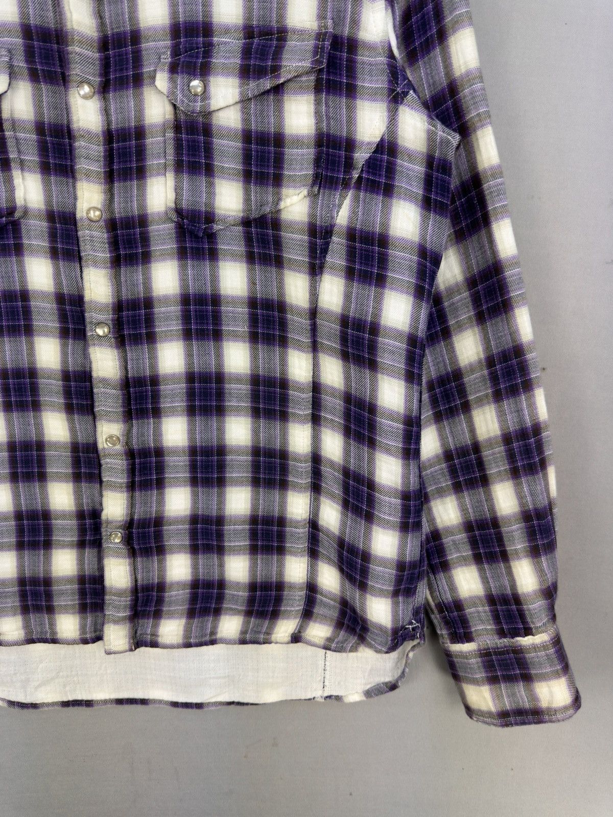 Flannel A.V.V Homme Checkered Western Shirt Button Up Size US M / EU 48-50 / 2 - 3 Thumbnail