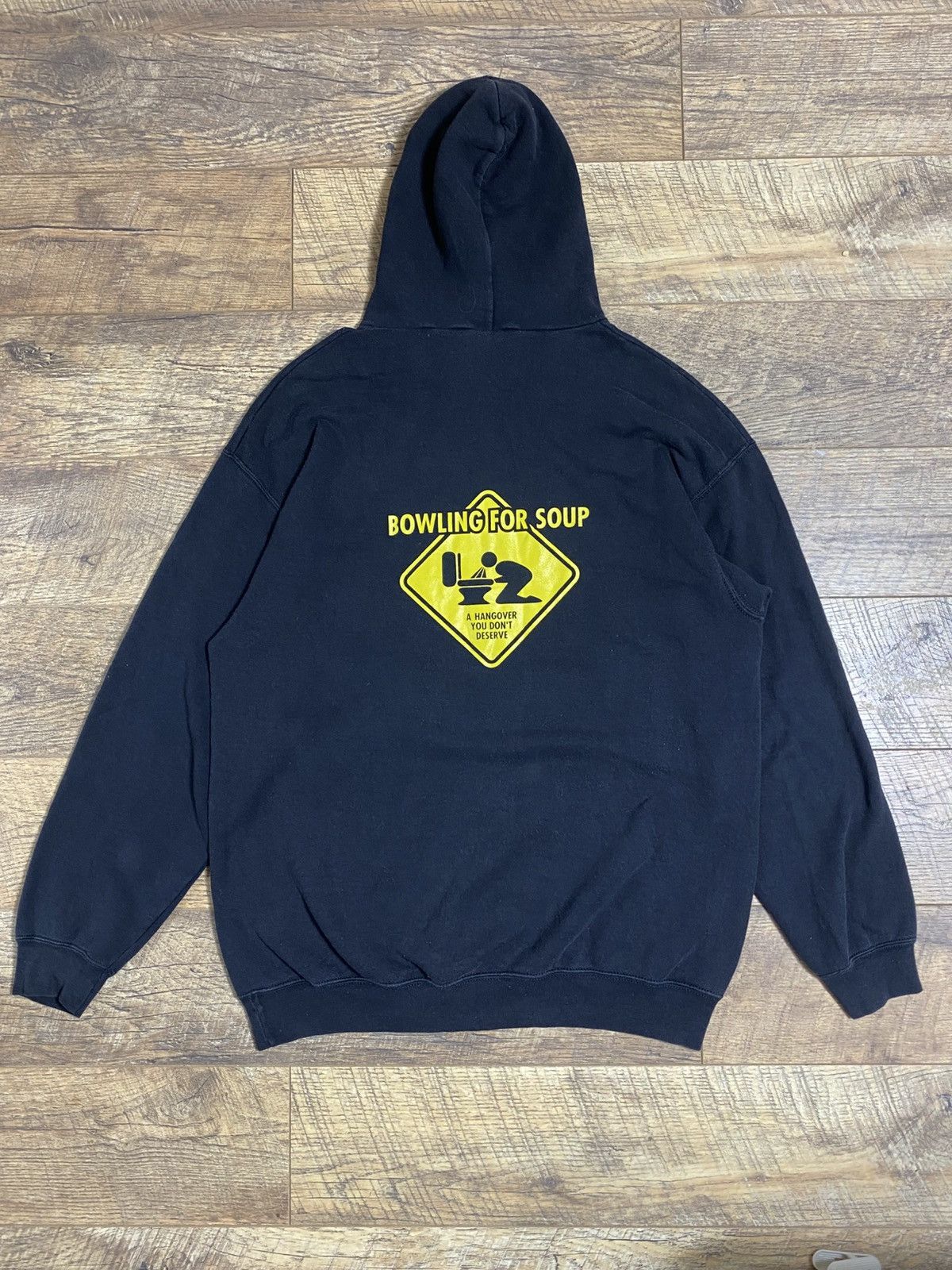Band Tees Bowling For Soup "A Hangover You Don't Deserve" Band Hoodie Size US XL / EU 56 / 4 - 4 Thumbnail