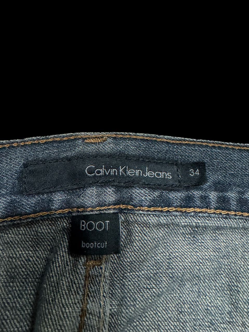 Vintage BOOTCUT Vintage Y2K Calvin Klein Jeans Insane Rusty Distress Size US 35 - 9 Thumbnail