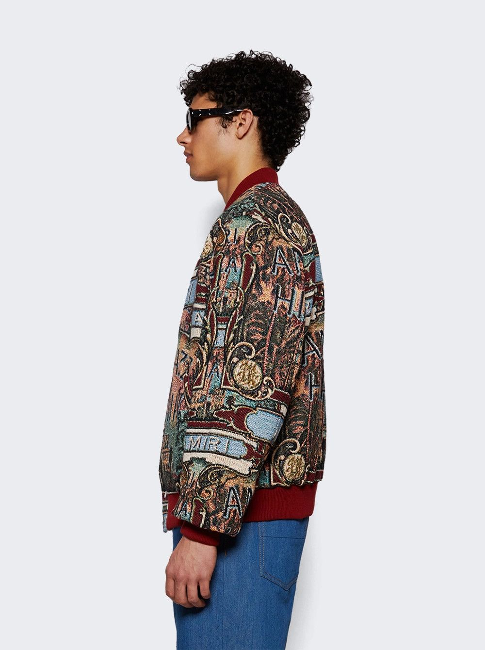 Amiri o1mle0326 Jazz Hideaway Bomber Jacket in Multicolor Size US XXL / EU 58 / 5 - 3 Thumbnail
