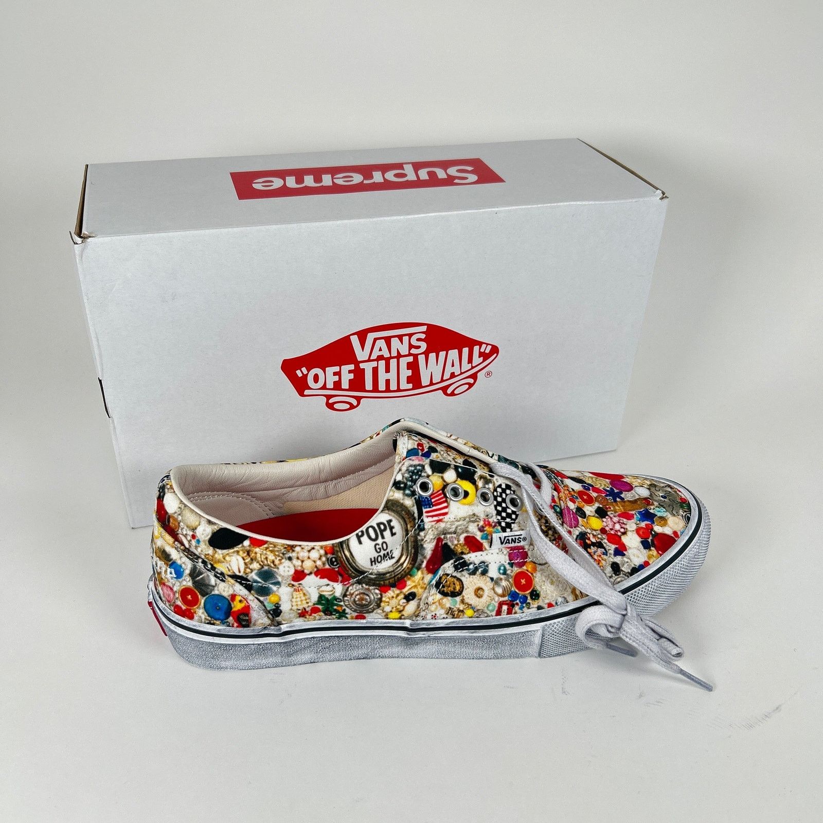 Supreme × Vans Supreme x Vans Mike Kelley 'Skate Era' Low-Top Sneakers Size US 11.5 / EU 44-45 - 9 Thumbnail