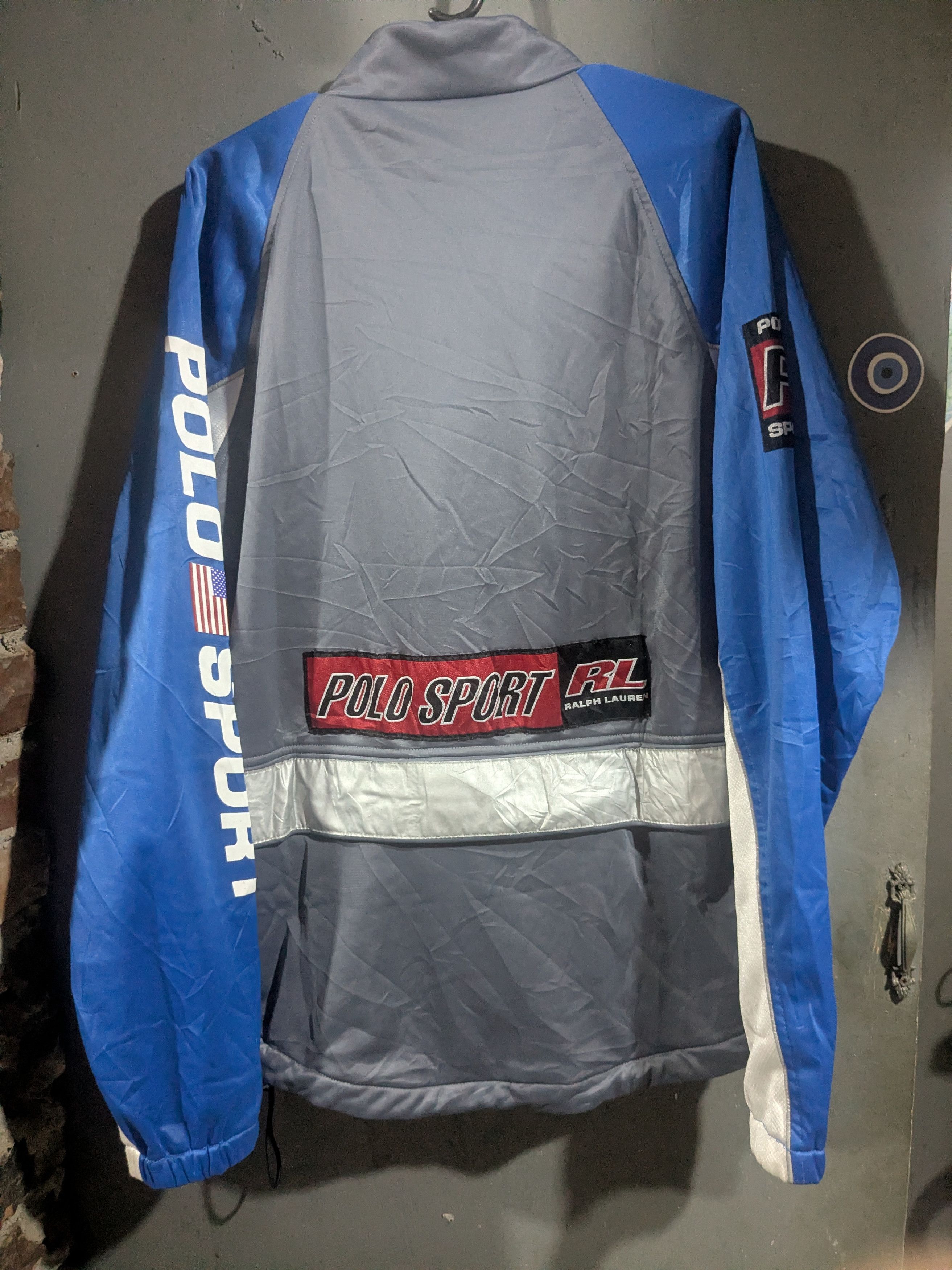 Polo Ralph Lauren Polo sport Ralph Lauren vintage authentic 90's racing jacket Size US L / EU 52-54 / 3 - 7 Thumbnail