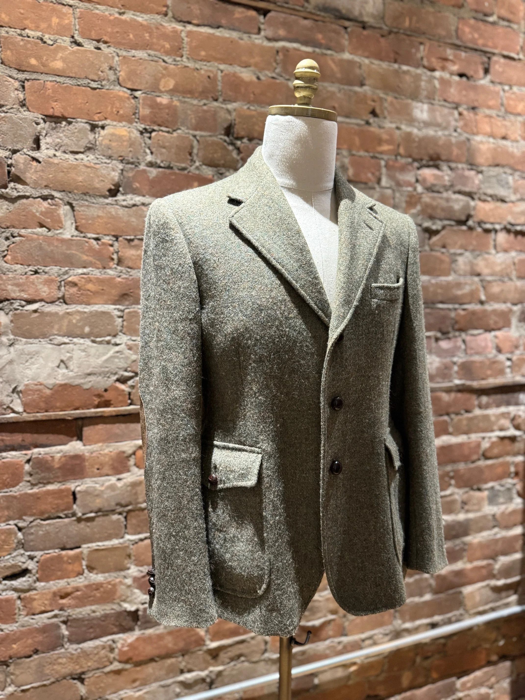 Ralph Lauren RRL Ralph Lauren Harris Tweed Hacking Jacket Size 40S - 3 Thumbnail