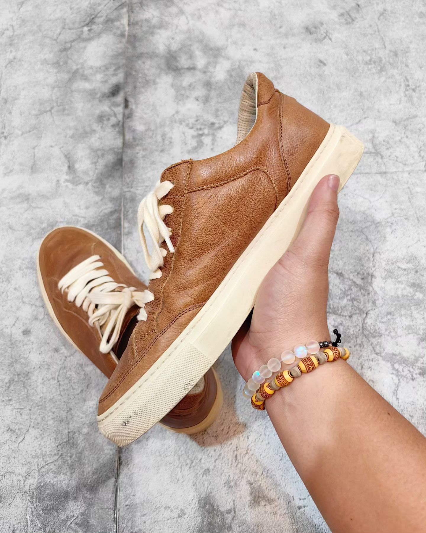 Brunello Cucinelli Brunello cucinelli full grain leather sneakers Size US 8 / EU 41 - 5 Thumbnail