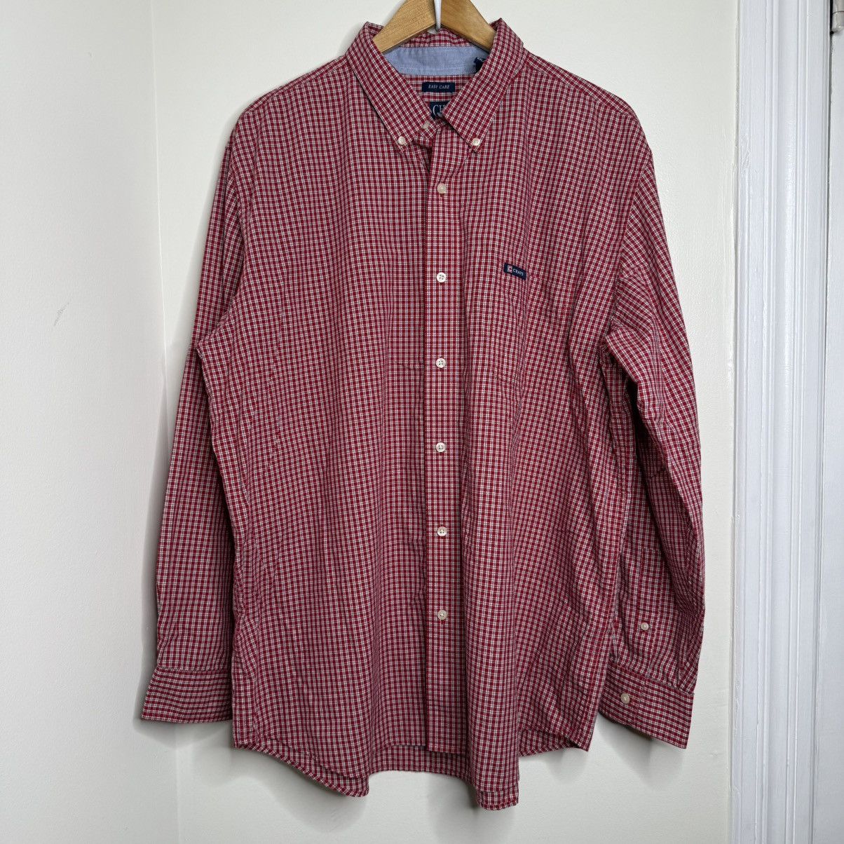Chaps Chaps Easy Care Button Down Dress Shirt Sz XXL plaid Red Size US XXL / EU 58 / 5 - 1 Thumbnail