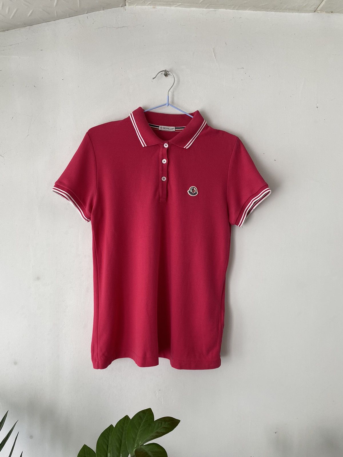 Moncler Moncler Luxury Polo T-shirt Size M / US 6-8 / IT 42-44 - 3 Thumbnail