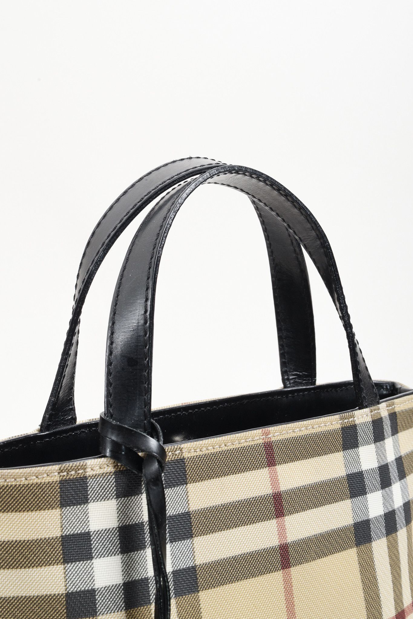 Burberry Burberry Nova Check Mini Tote Bag Size ONE SIZE - 7 Thumbnail