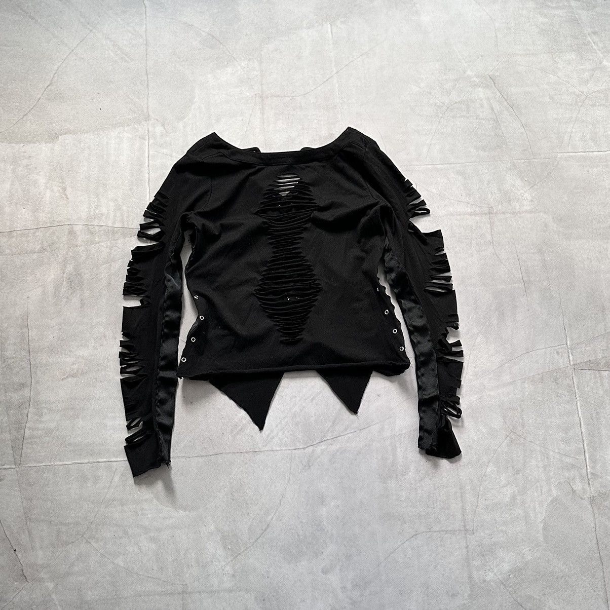 Hysteric Glamour 00s Punk Zipper Rick Owens Vibe Long Sleeve T-Shirt Size M / US 6-8 / IT 42-44 - 13 Thumbnail