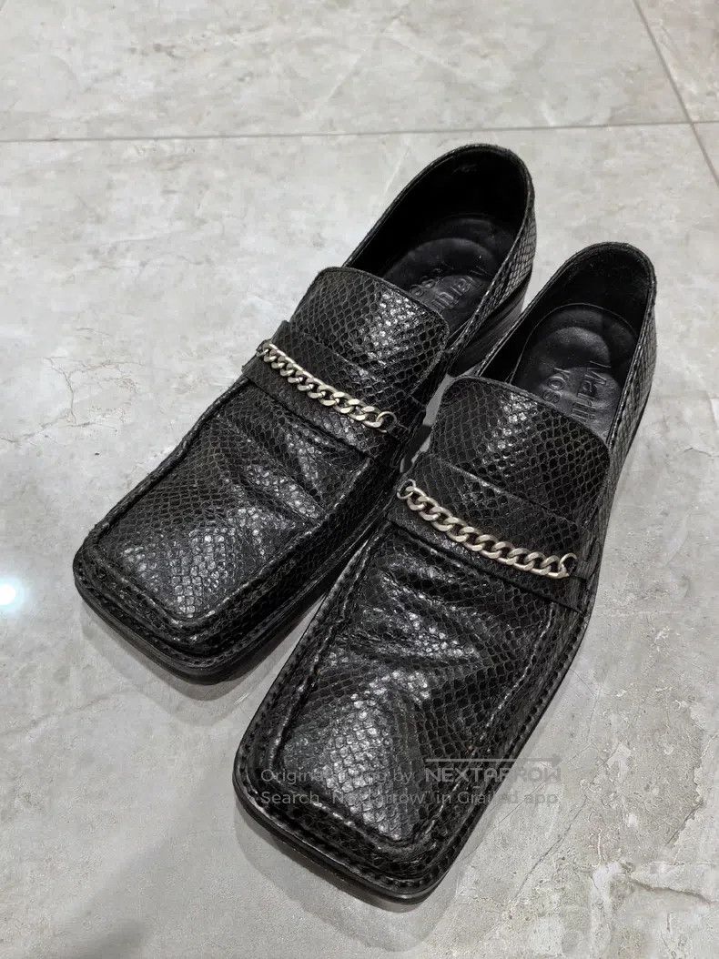 Martine Rose Martine Rose Square chain snake pattern loafers Size US 5 / EU 37 - 1 Thumbnail