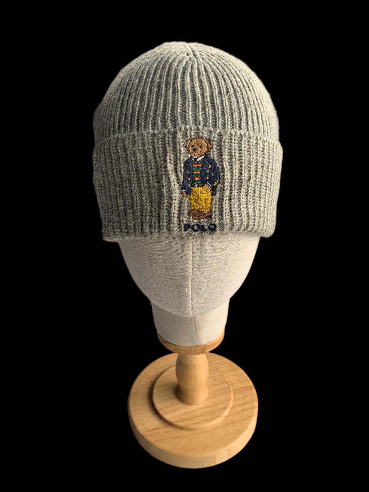 RRL Ralph Lauren Polo Ralph Lauren Bear Hairy Rare Distressed Beanie Hats Size ONE SIZE - 1 Thumbnail