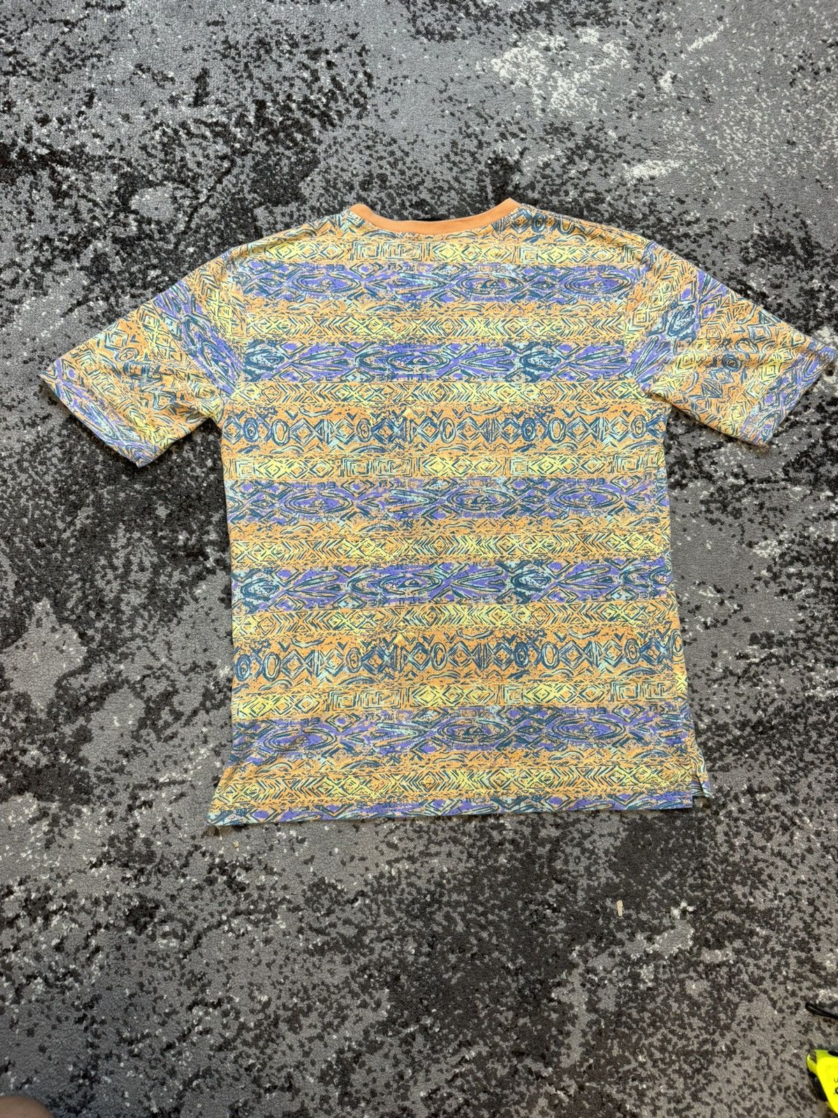 Quiksilver × Vintage Vintage Y2K Quiksilver 90S VIBES AOP SS TEE HEYDAY Size US M / EU 48-50 / 2 - 10 Thumbnail