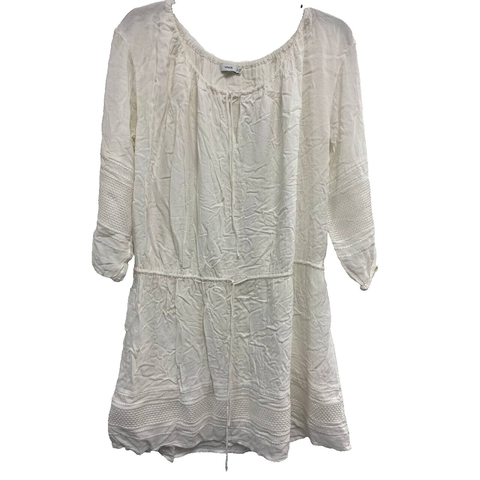 Vince VINCE Women Lined Balloon Sleeve Mini Dress Size XS A000469 Size XS / US 0-2 / IT 36-38 - 2 Thumbnail