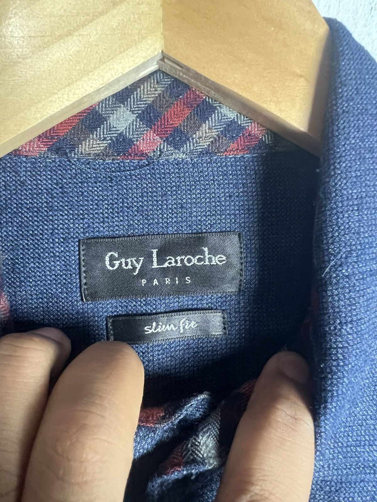 Guy Laroche Guy Laroche Long Sleeve Button Fastening Shirt Size US M / EU 48-50 / 2 - 8 Thumbnail