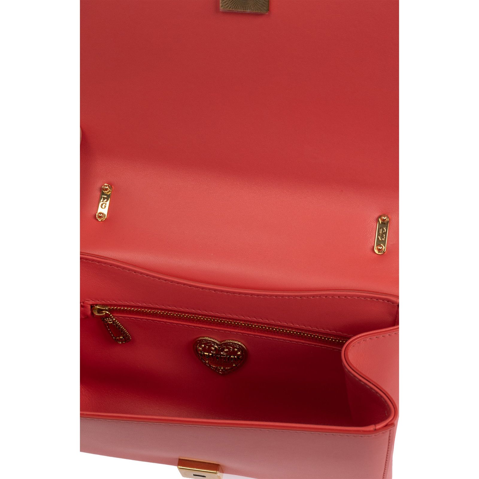 Dolce & Gabbana DOLCE&GABBANA Devotion Red Leather Bag New & Authentic Size ONE SIZE - 4 Thumbnail