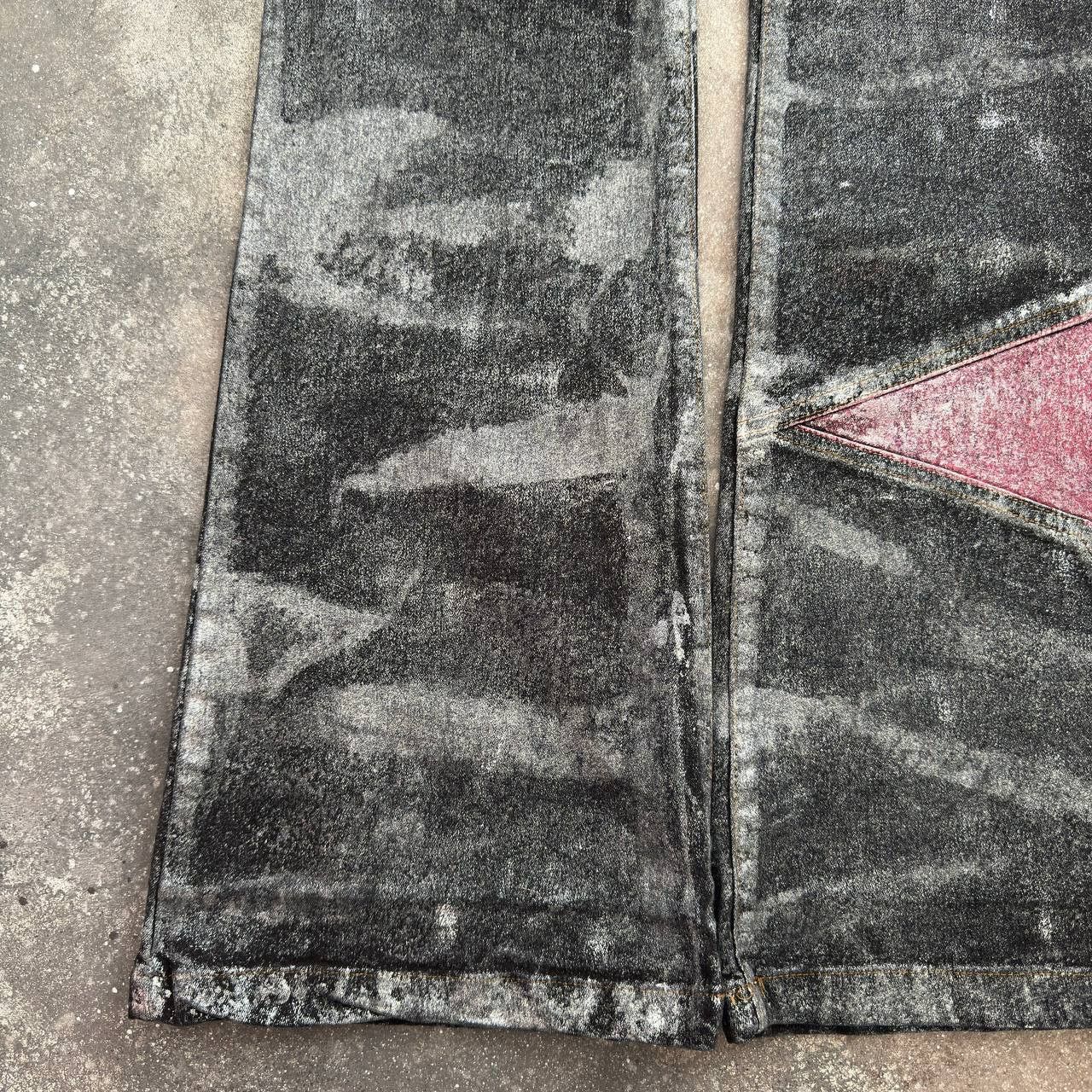 Hysteric Glamour Amazing Vintage Washed/Faded Flared Jeans Size 25" / US 0 / IT 36 - 7 Thumbnail