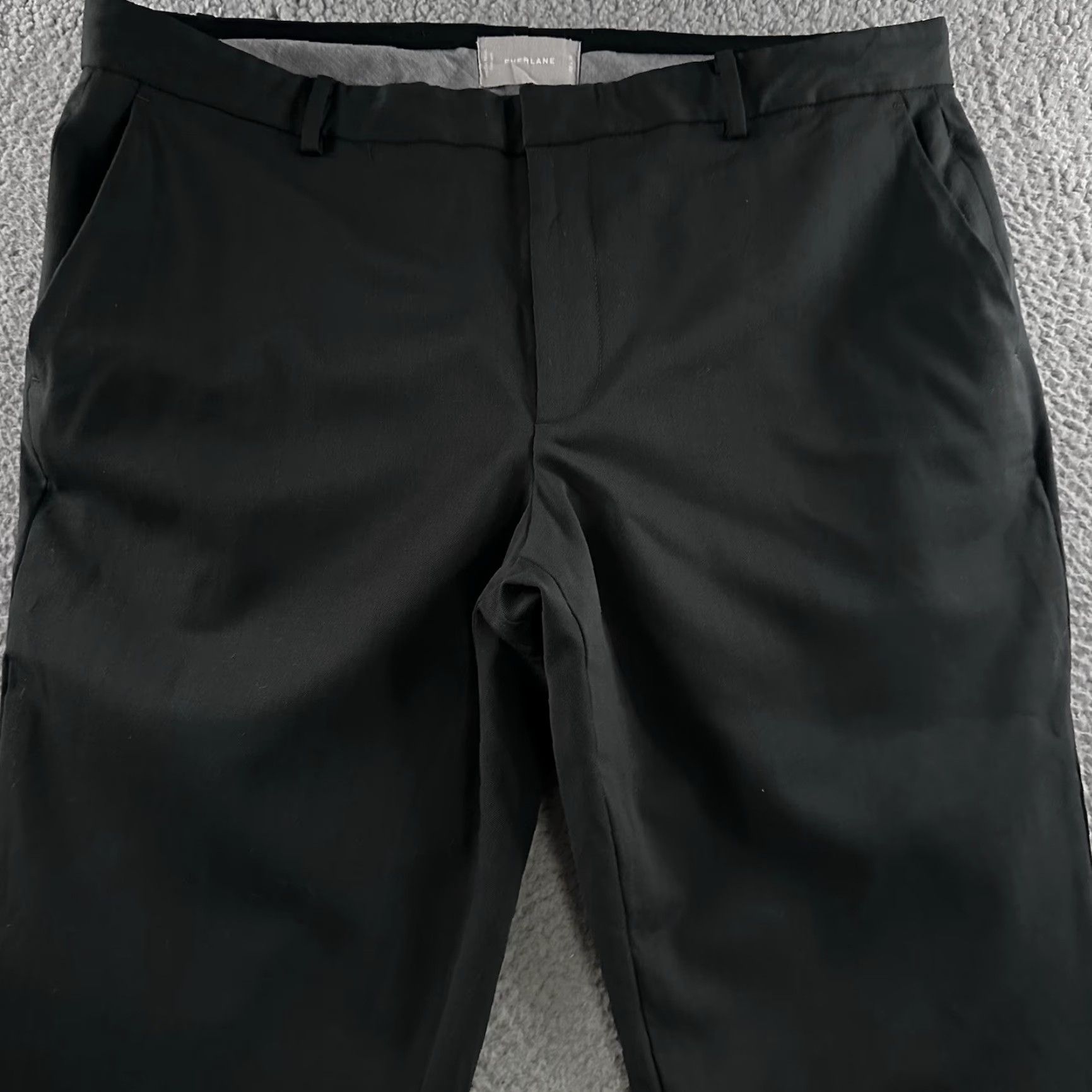 Everlane Everlane Dress Pants Mens Gray 38x34 Wool Blend Straight Front Size US 38 / EU 54 - 2 Thumbnail