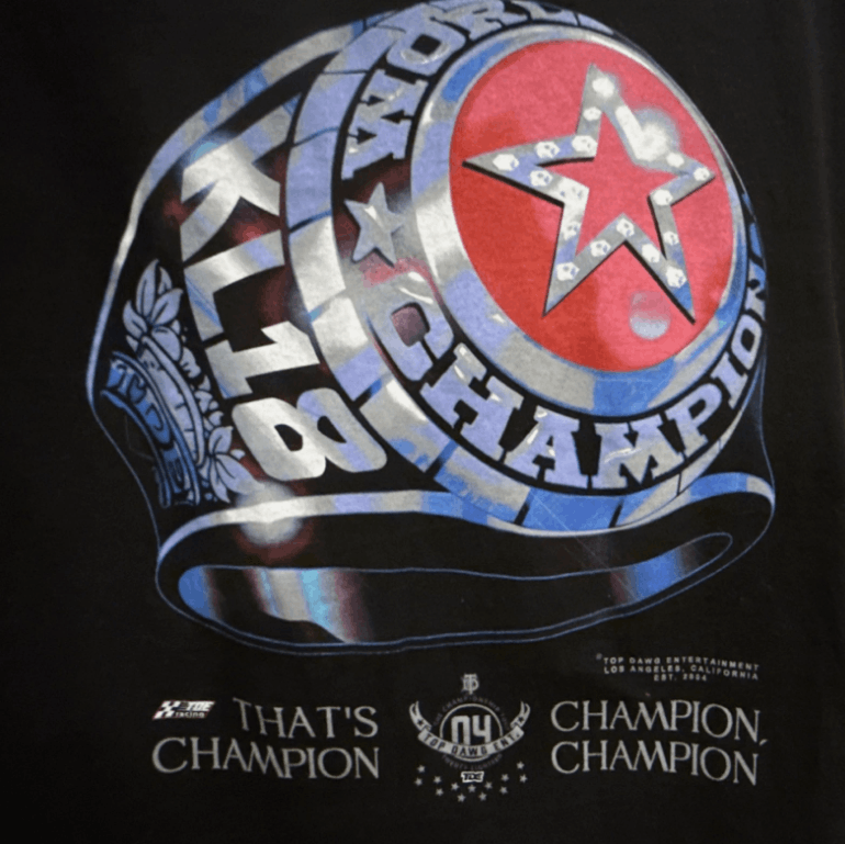 Kendrick Lamar Kendrick Lamar Official Championship Tour Ring Tee Size M Size US M / EU 48-50 / 2 - 3 Thumbnail