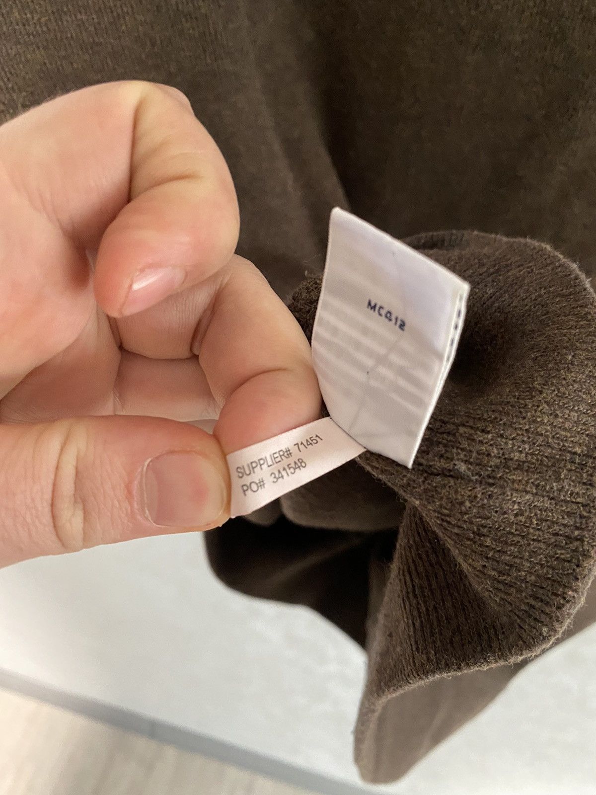 Polo Ralph Lauren × Vintage POLO RALPH LAUREN Shawl COLLAR Knit Sweater M Brown Cotton Size US M / EU 48-50 / 2 - 5 Thumbnail