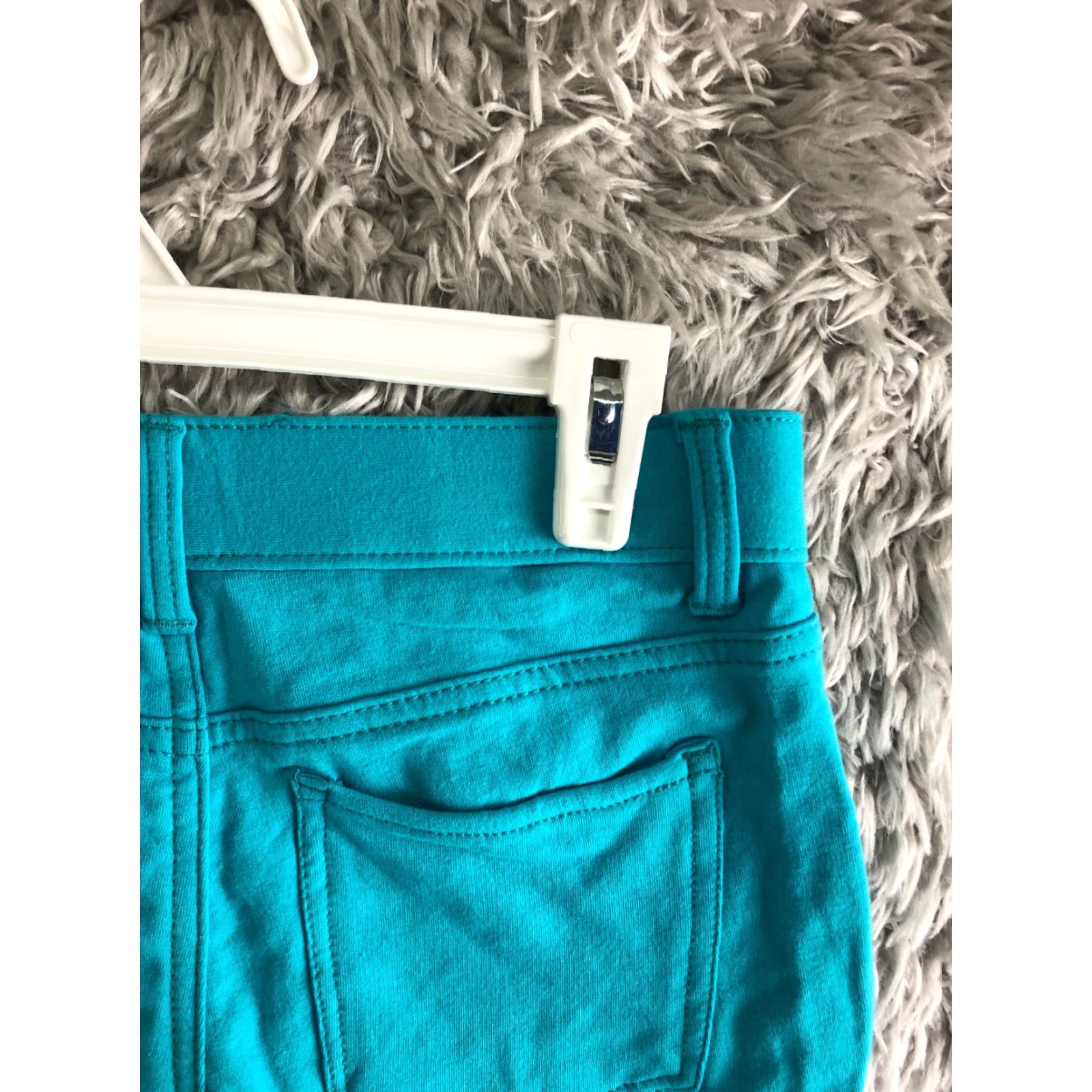 Vintage SO Bermuda Shorts Juniors Size 12 Blue Midi Bermuda Women Casual 5-Pocket Button Fly Cotton Blue Womens Size 34" / US 12 / IT 48 - 7 Thumbnail