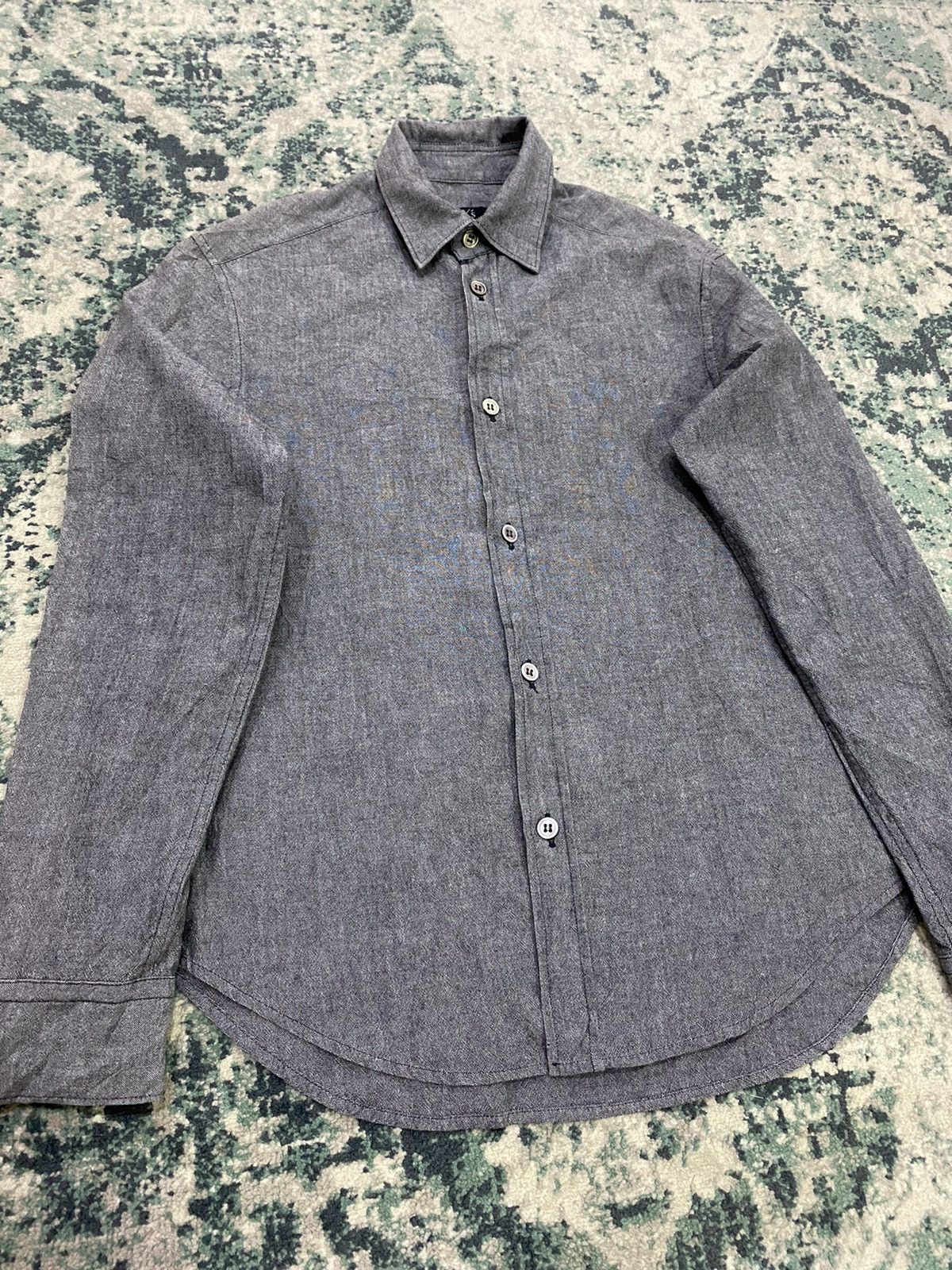 Yohji Yamamoto Y’s By Yohji Yamamoto Collar Cotton L/S Shirt Size US M / EU 48-50 / 2 - 4 Thumbnail
