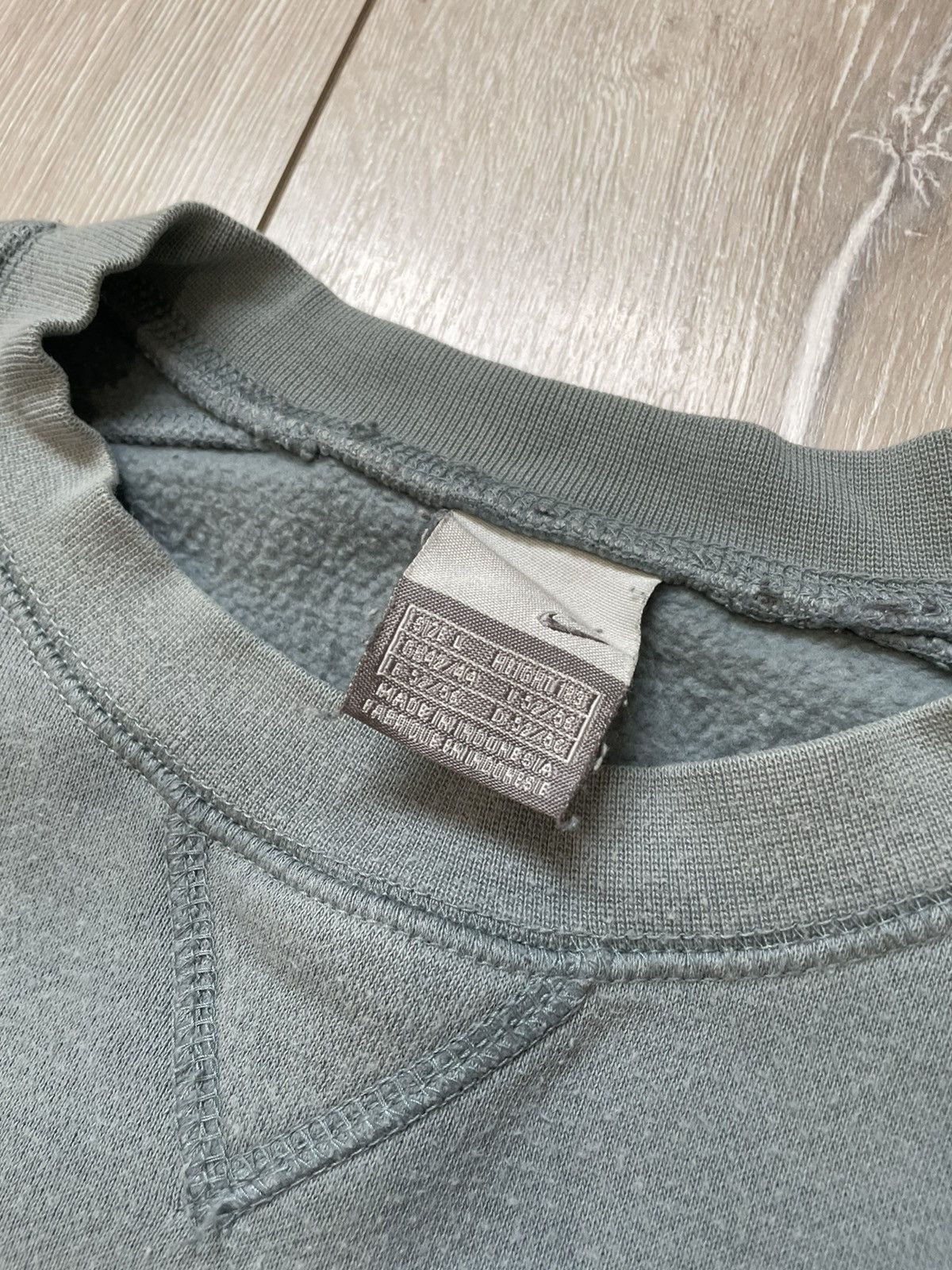 Nike × Vintage 00s Nike Vintage Big Logo Oversize Sweatshirt Size US L / EU 52-54 / 3 - 3 Thumbnail