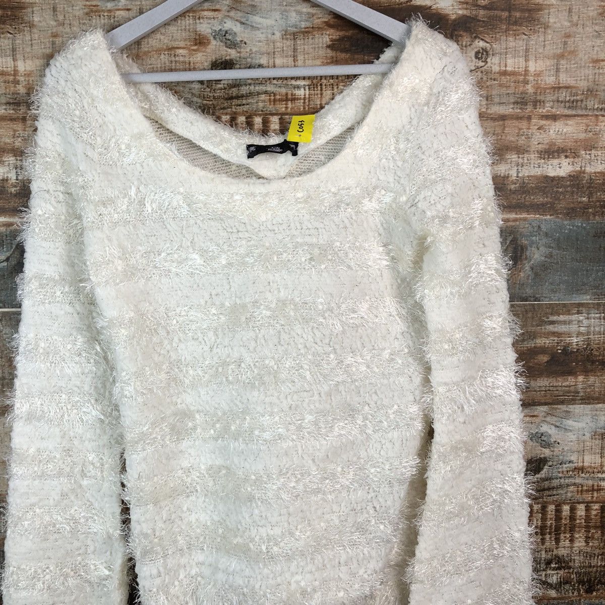 Homespun Knitwear × Japanese Brand DLL Ank Rouge White Knitwear #C053 Size S / US 4 / IT 40 - 5 Thumbnail