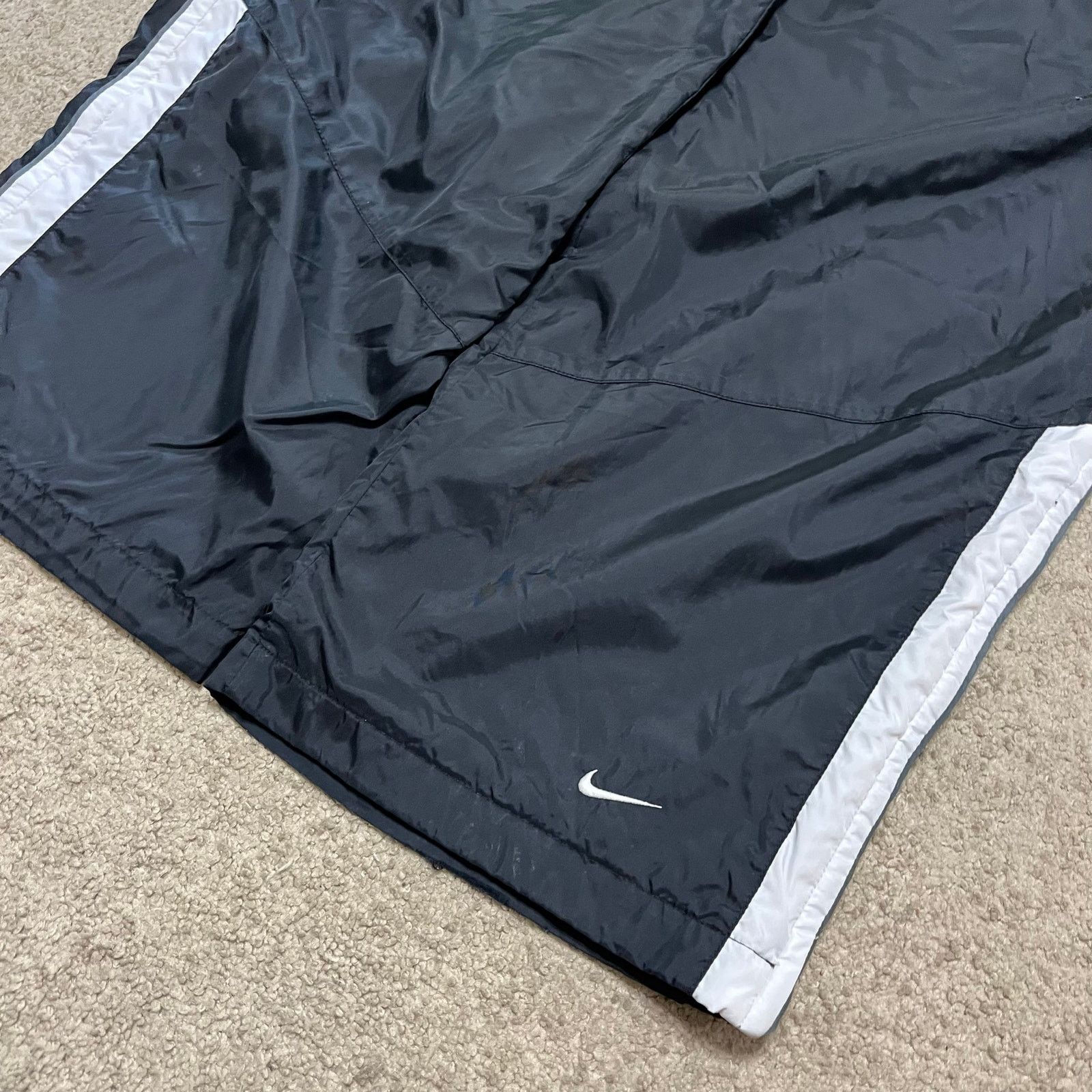 Nike Nike Y2K Baggy Lined White Striped Black Trackpants XL Size US 30 / EU 46 - 3 Thumbnail