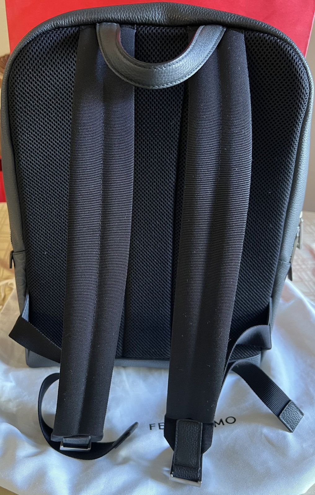 Salvatore Ferragamo Ferragamo Monogram backpack Black/Grey Size ONE SIZE - 10 Thumbnail