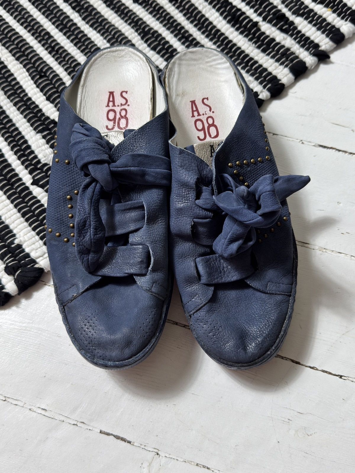 A.S.98 VINTAGE AS 98 2000s MULES Size US 10 / IT 40 - 3 Thumbnail