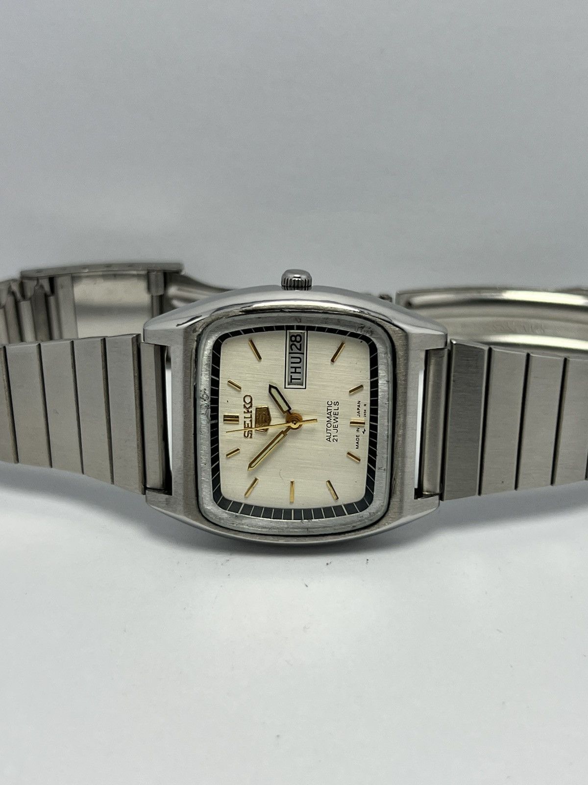 Seiko Seiko 5 Automatic 6309 Vintage 36mm Black Dial Watch Size 36 - 14 Thumbnail