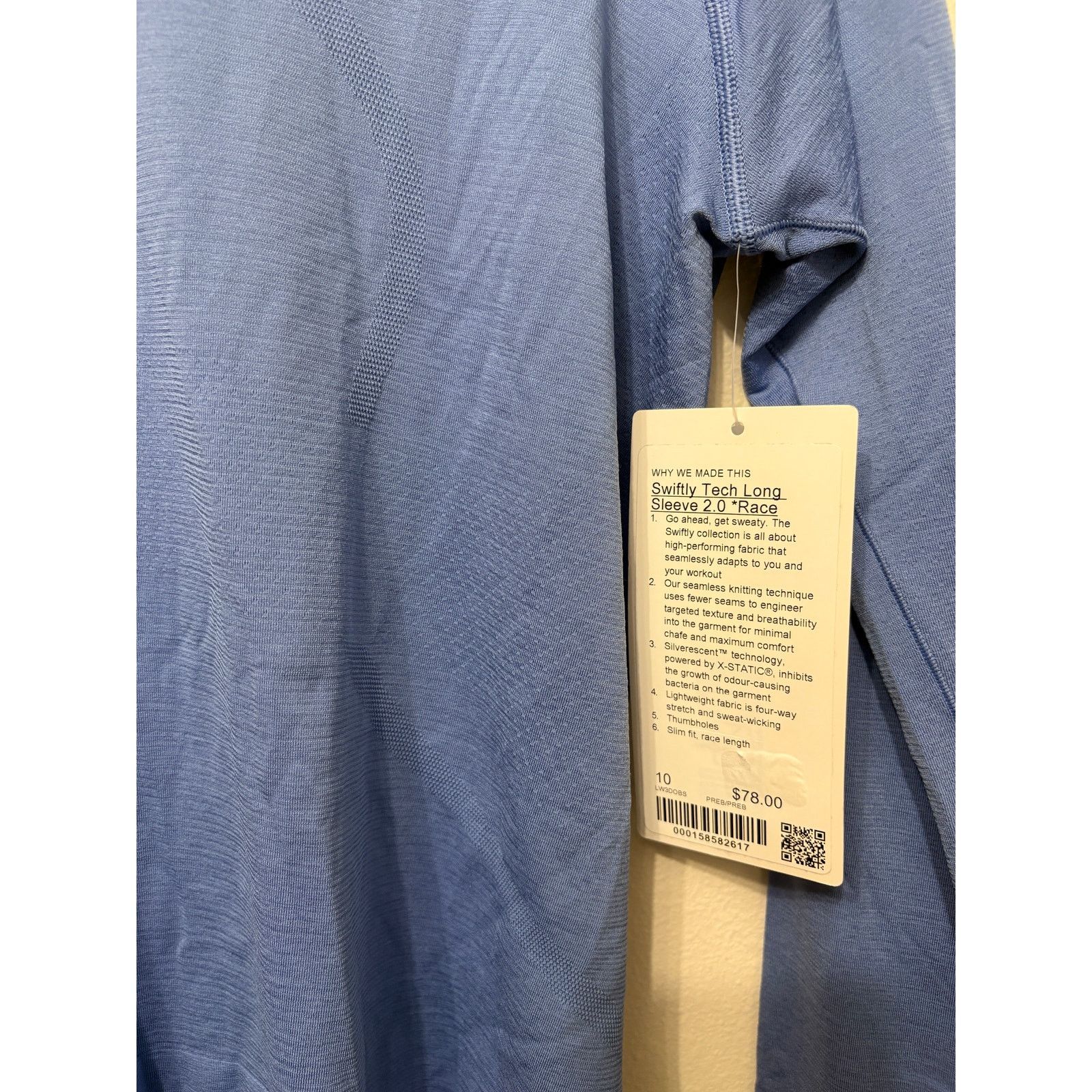 Lululemon NWT Lululemon Swiftly Tech Long Sleeve 2.0 Sz 10 $78 MSRP Size L / US 10 / IT 46 - 3 Thumbnail