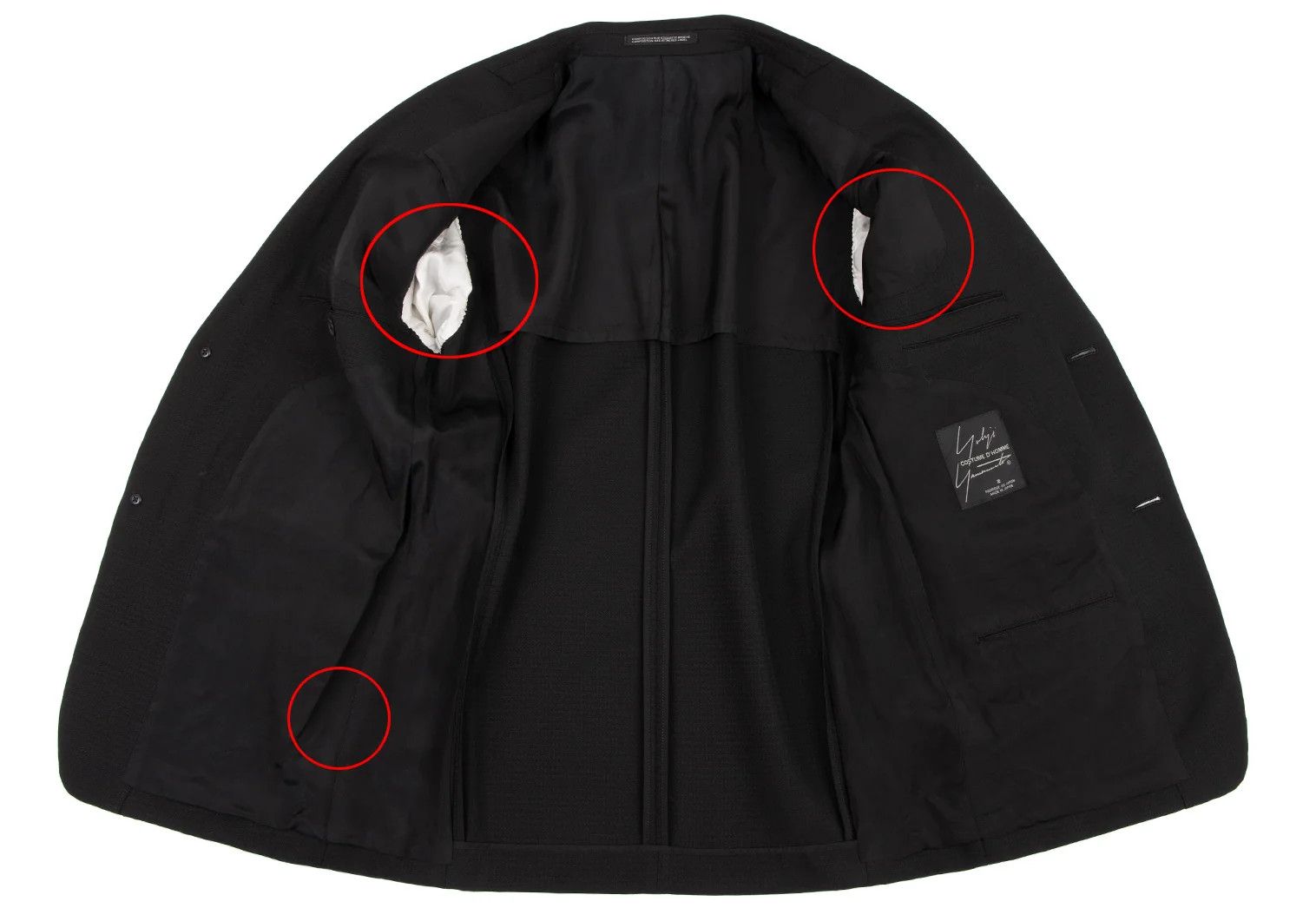 Yohji Yamamoto Yohji Yamamoto Costume Shadow Check Jacket Black 2 Size US M / EU 48-50 / 2 - 11 Thumbnail