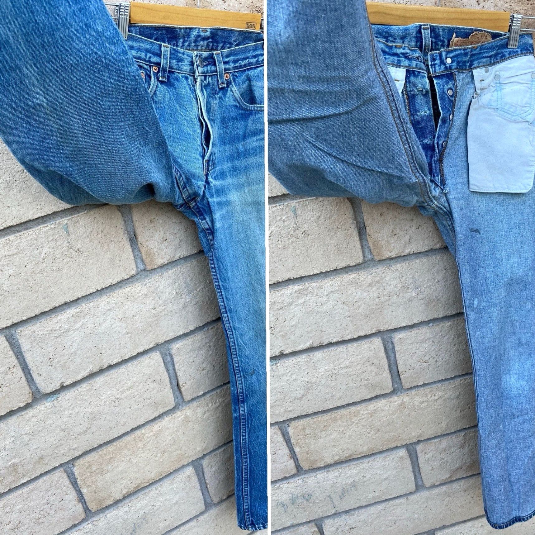 Levi's VINTAGE Levi’s 501 Jeans Worn Distressed USA Size W 28 L 34 Measure W 27 L 30.5 Levi's 501 Jeans Mens Denim Distressed USA Vintage 90s? Size US 28 / EU 44 - 5 Thumbnail