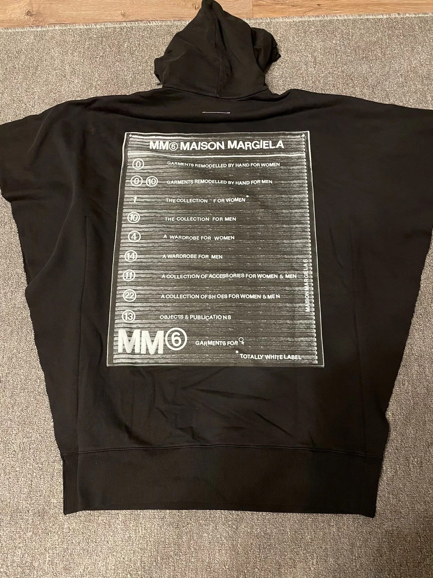 MM6 MM6 Oversized Thick Hooded Unisex Vest Back Logo Size US M / EU 48-50 / 2 - 5 Thumbnail