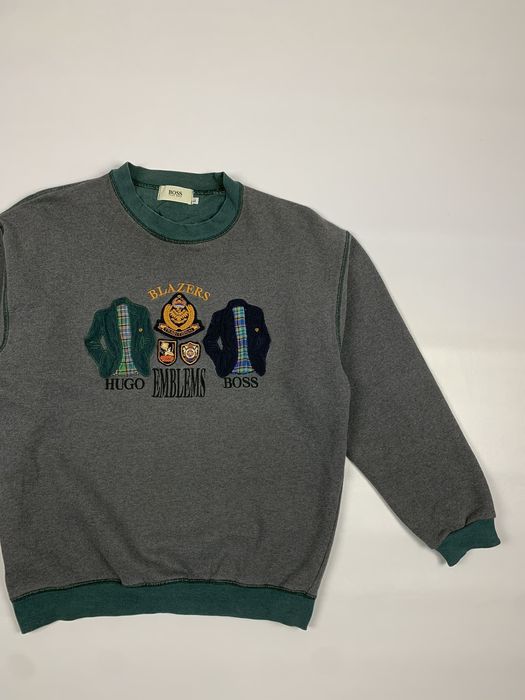 Vintage hugo boss clearance sweatshirt