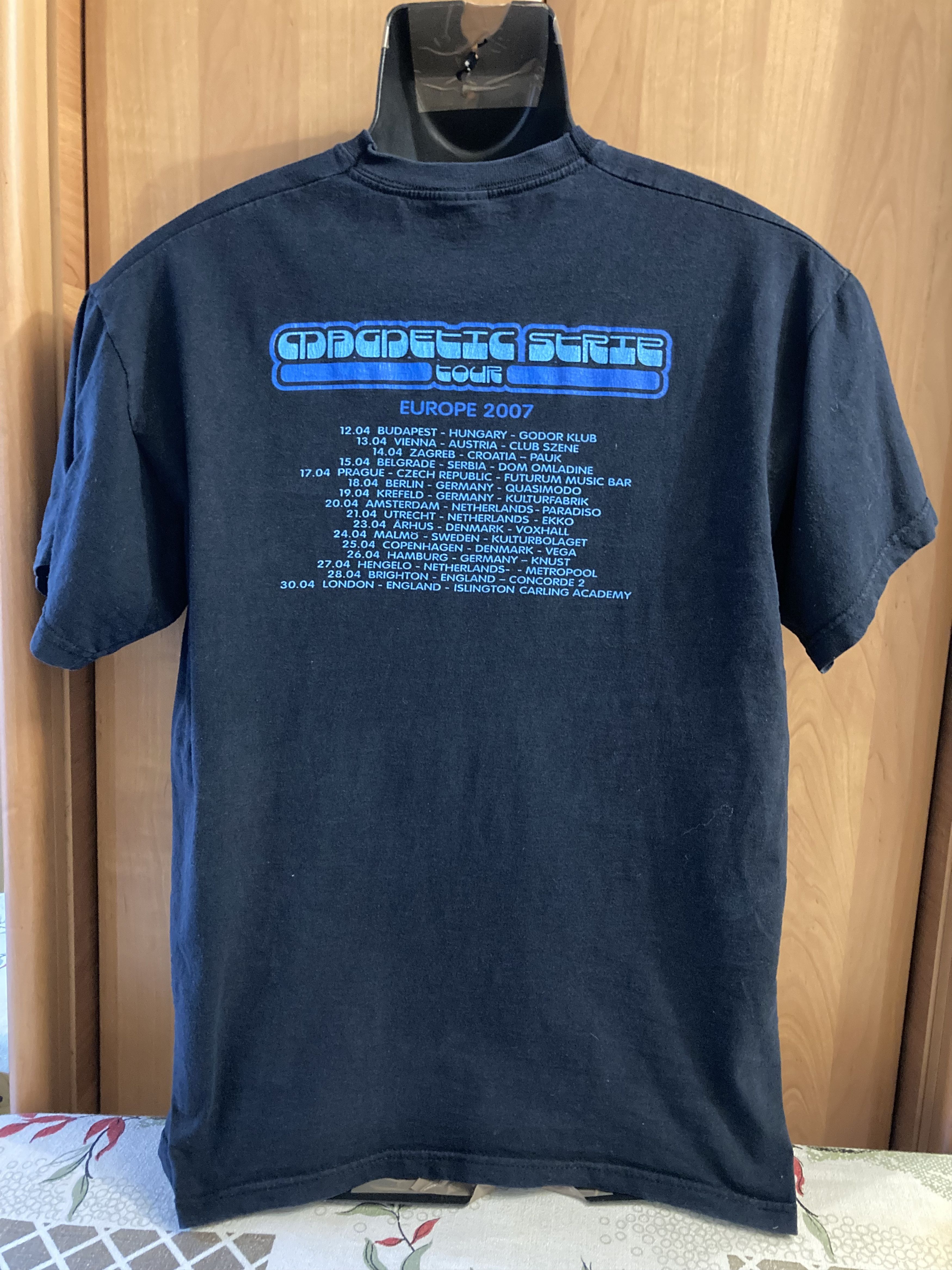 Band Tees The Church Magnetic Stripe 2007 Tour Tee Size US M / EU 48-50 / 2 - 5 Thumbnail