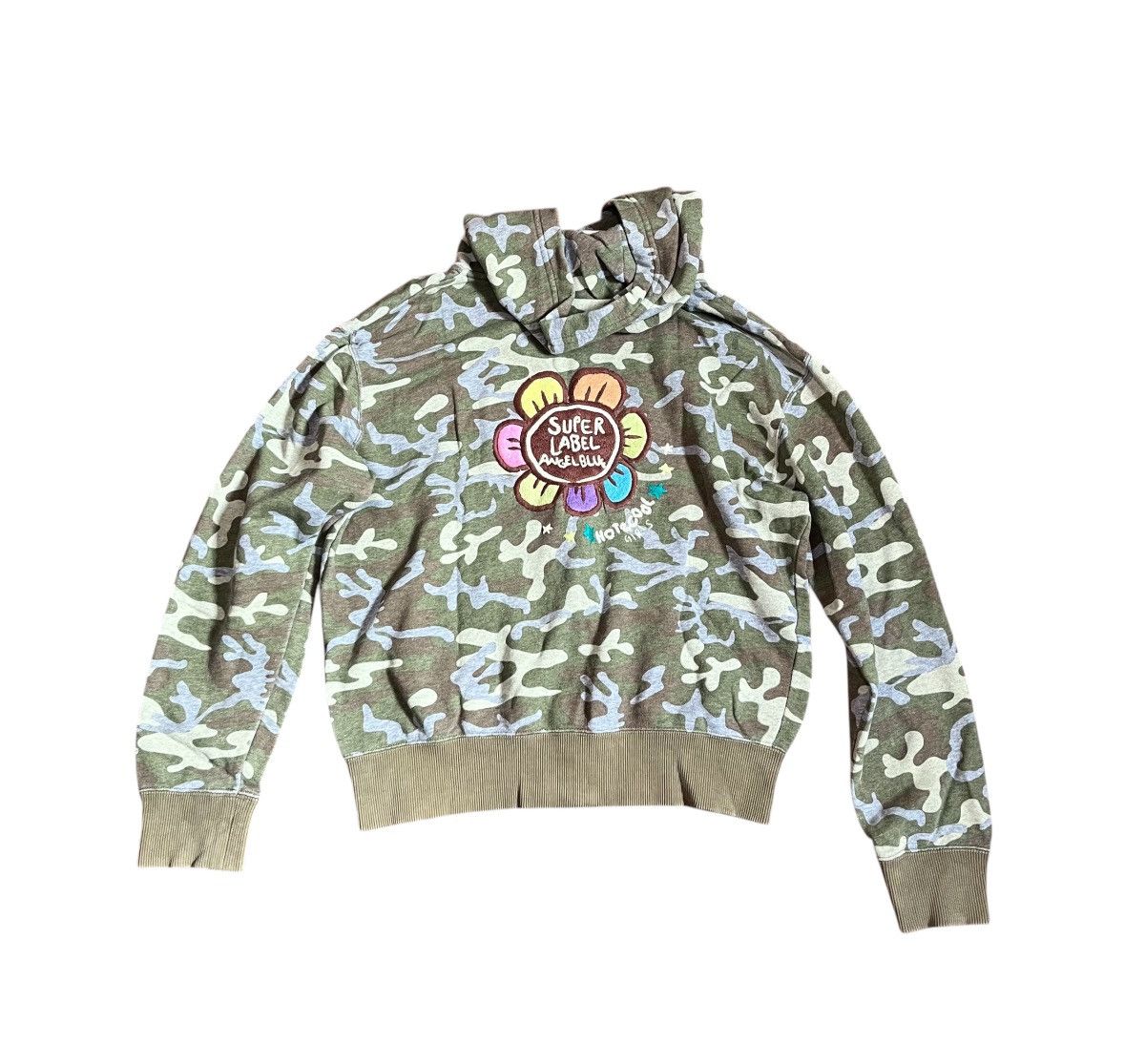 Angel Blue Vintage angel blue camo patched zip hoodie Size US L / EU 52-54 / 3 - 1 Thumbnail