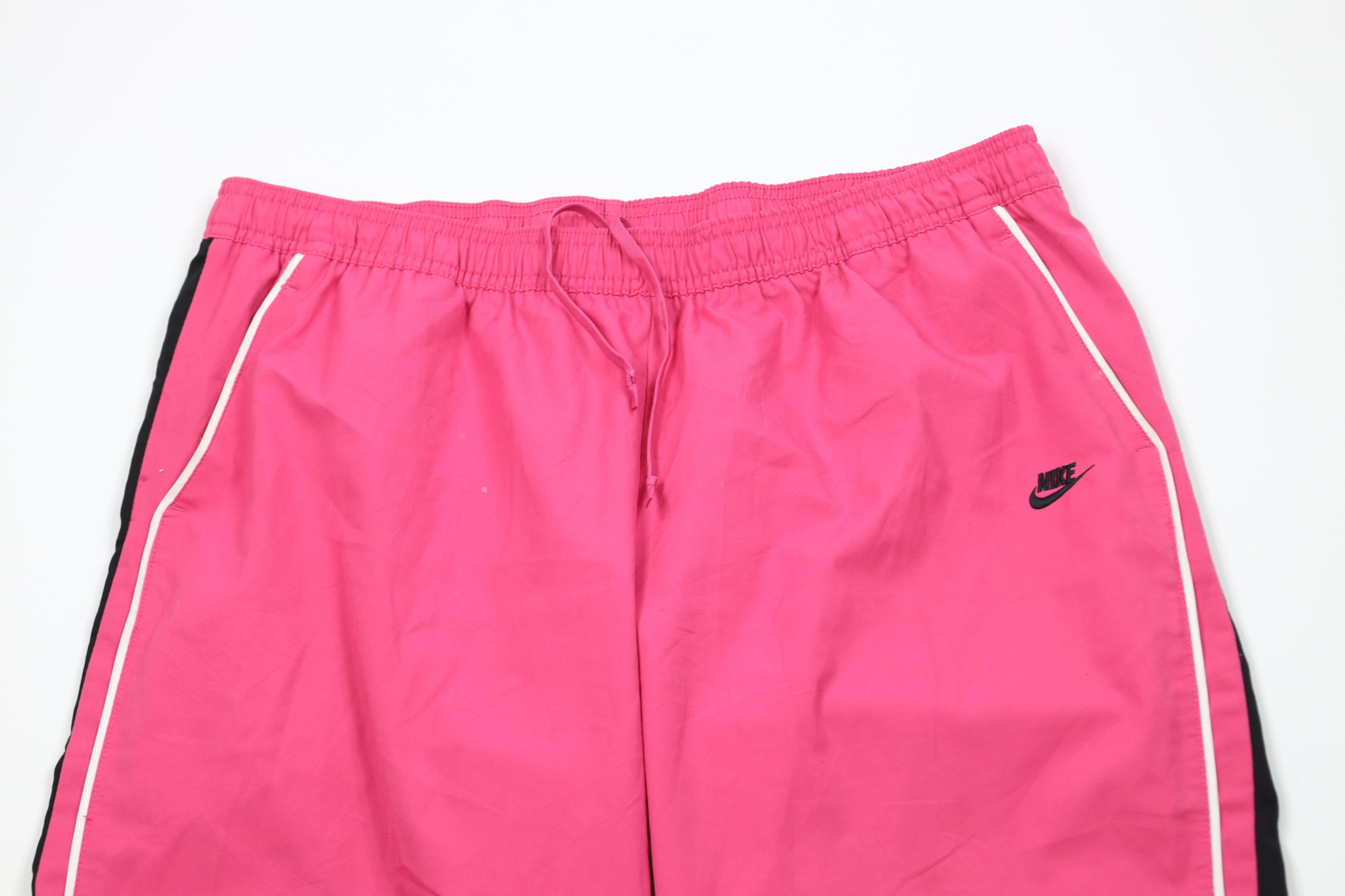 Nike Vintage Y2K Nike Travis Scott Mini Swoosh Capris Pants Pink Size 34" / US 12 / IT 48 - 2 Thumbnail