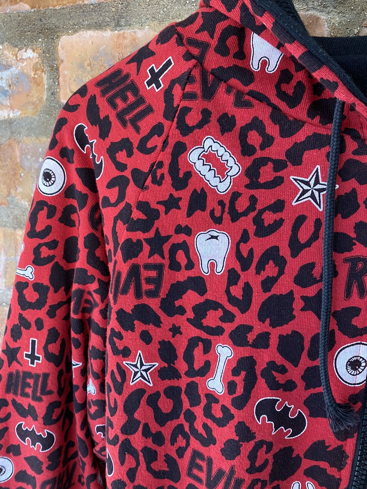 Japanese Brand 2000s Hell cat punk Sex Cross punk reversible hoodie Size M / US 6-8 / IT 42-44 - 6 Thumbnail