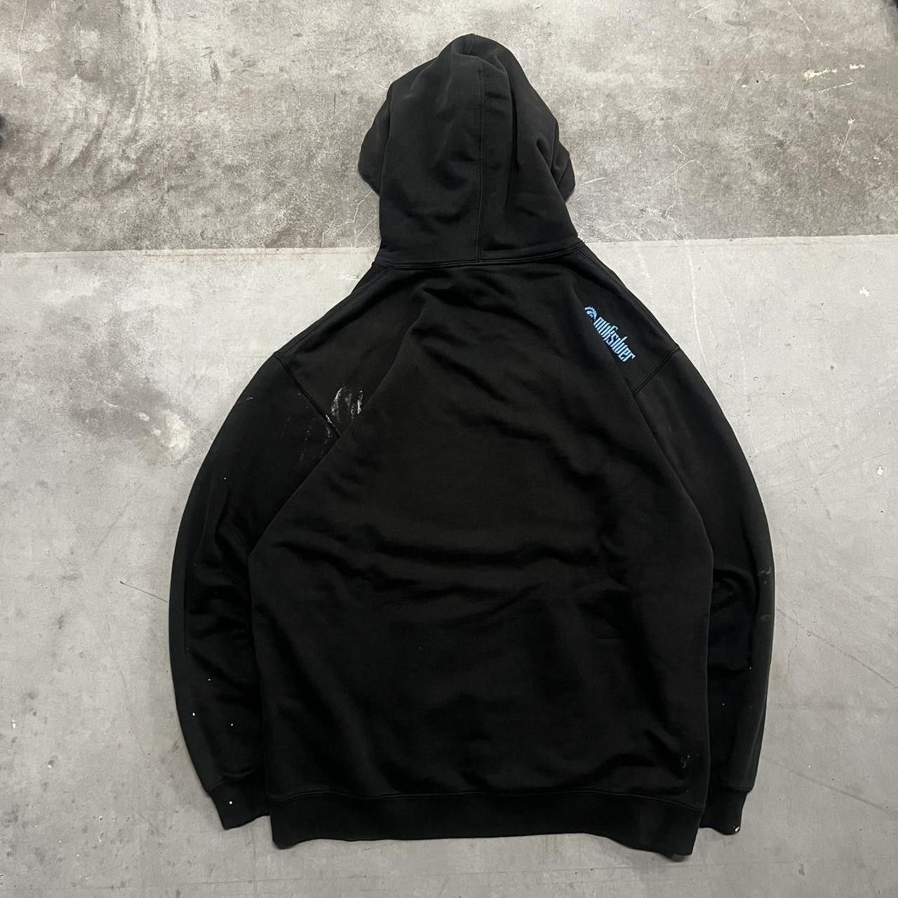 Quiksilver × Vintage VintageY2K Quiksilver Skater Black Y2K Paint Splatter Hoodie Size US S / EU 44-46 / 1 - 4 Thumbnail