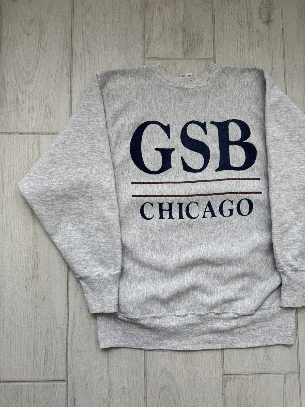 Champion Vintage Champion Reverse Weave Sweatshirt GSB Chicago XL 90s Size US XL / EU 56 / 4 - 7 Thumbnail