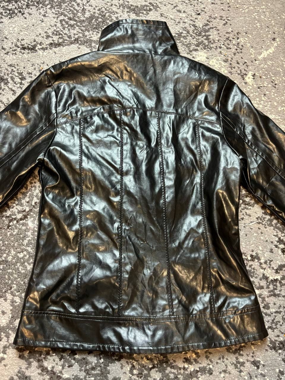 If Six Was Nine × Japanese Brand × Vintage Vintage Y2K Japan Lateks Leather Style Opium Owens Style Jac Size US S / EU 44-46 / 1 - 8 Thumbnail