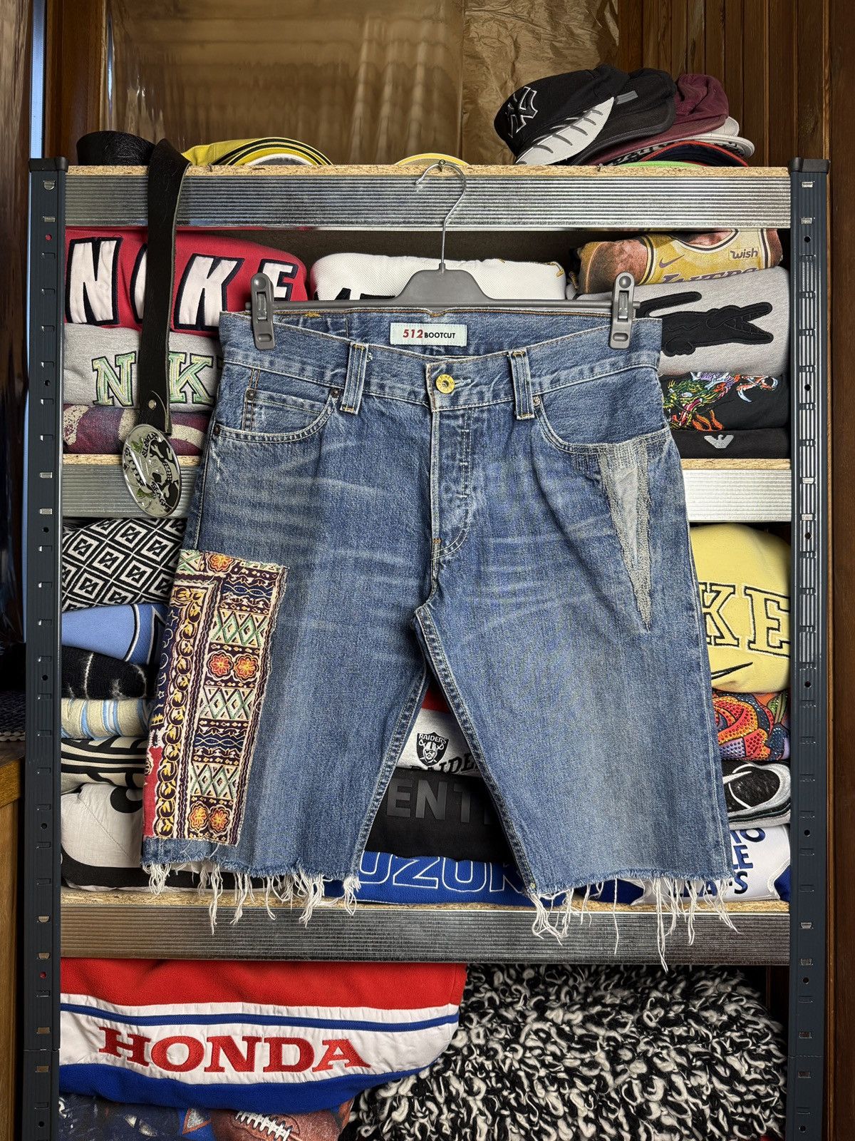 Levi's Levis 512 Jeans Hand Made Shorts Size US 33 - 1 Thumbnail