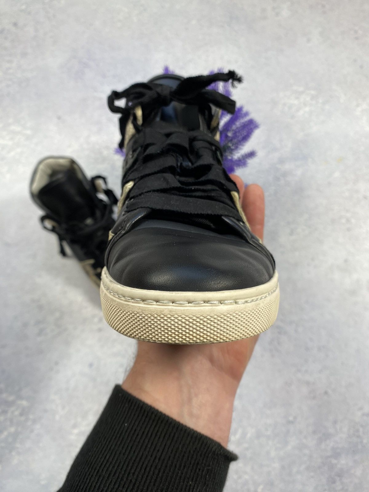 Lanvin Lanvin Women’s Hi-Top Sneakers Size EUR 37 Size US 7 / IT 37 - 17 Thumbnail